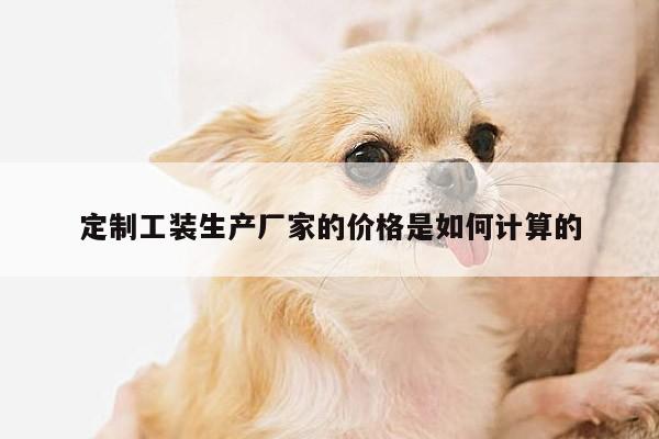 emc易倍体育官方网站-定制工装生产厂家的价格是如何计算的